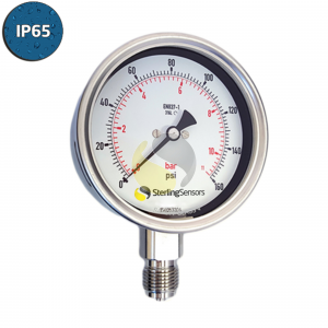 Sterling Sensors Pressure Gauge IP65 Rated