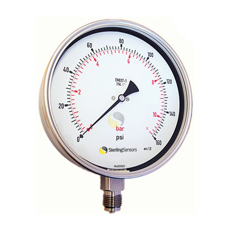 Stainless on sale pressure gauge
