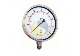 160mm Industrial Pressure Gauge (Stainless Steel) 