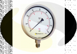 Stainless Steel 160mm Pressure Gauge