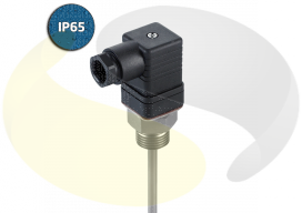 Screw in RTD Temperature Probe with Plug in Hirschmann Connector