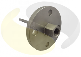 Fabricated Thermowell with Stainless Steel Flange