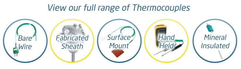 View our Thermocouple Range