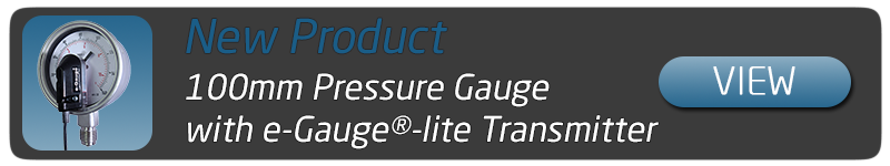 100mm Pressure Gauge with e-Gauge-lite 4-20mA Transmitter